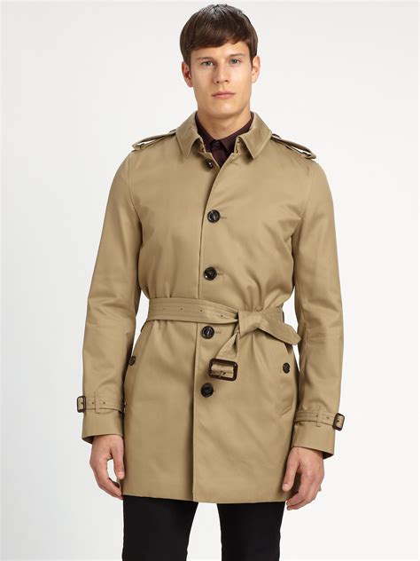 burberry rain jacket men's